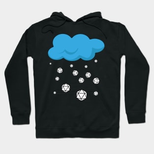 Dice Rain Cloud Tabletop RPG - Role Playing Game Hoodie